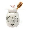 Rae Dunn Ceramic HONEY Pot - BEE - Ceramic with