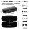Hifot Metal Eyeglass Case, Glasses Case Hard Shell, Aluminum Spectacles