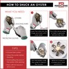 Rockland Guard Oyster Shucking Knife - Oyster Knife Shucker for
