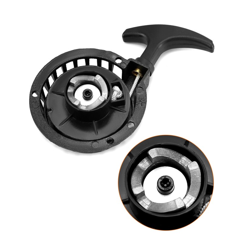 QWORK® Motorcycle Pull Starter 47CC 49CC, Aluminum Pull Starter Part,