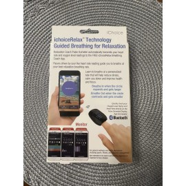 Pulse iChoice Smart Pulse Oximeter + Free App For Relaxation Breathing Exercises New