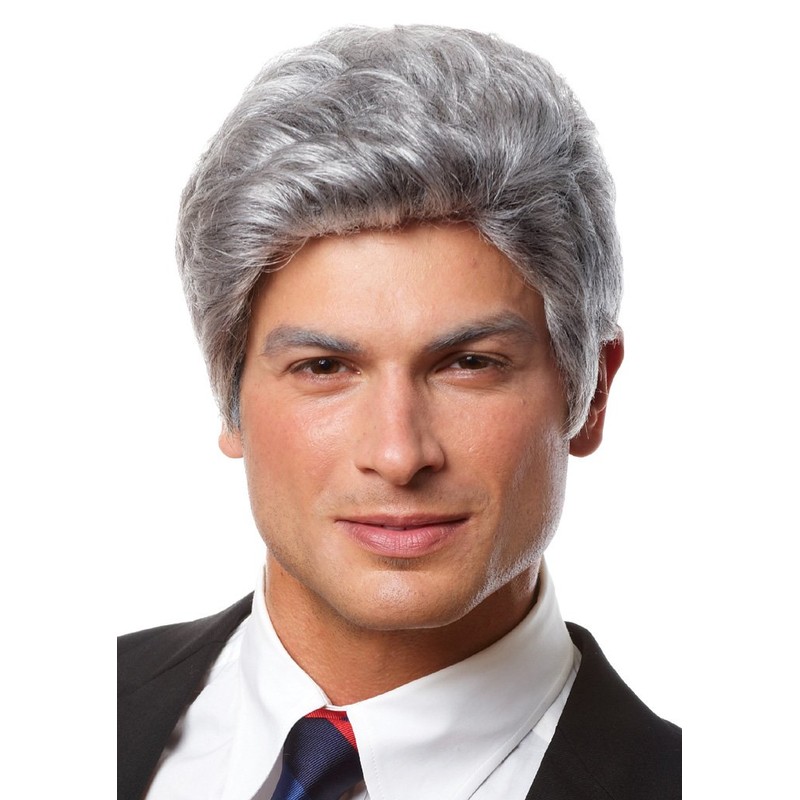 Mr. President Grey Wig Costume Accessory