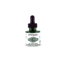 Dr. Ph. Martin's Spectralite Private Collection Liquid Acrylics (22PC) Arcylic Paint Bottle, 1.0 oz, Forest Green