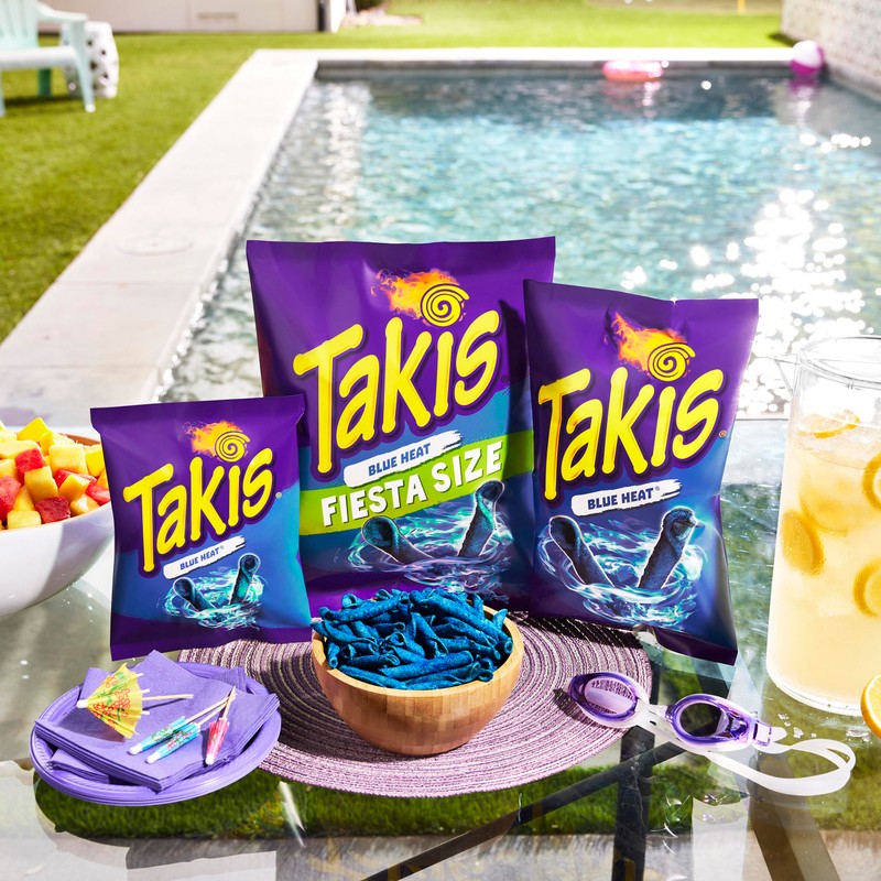 Takis Blue Heat 6 pc / 3.25 oz Snack Size