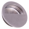 szzijia Silver Stainless Steel Round Recessed Flush Pull Drawer Cabinet