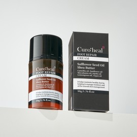Curoheal foot repair cream, cracked heels, dry foot cream, 1 pack, 1 piece / 큐로힐 풋 리페어 크림 발뒤꿈치갈라짐 발건조 발크림, 1개, 1개입