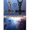 Mjolnir Pendant Necklace for Men, Viking Thor Hammer Jewelry Necklaces