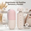 Semanal 7 Días Pastillero Compartimentos Hermético