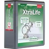 Cardinal XtraLife ClearVue Non-Stick Locking Slant-D Ring Binder, 4", Black