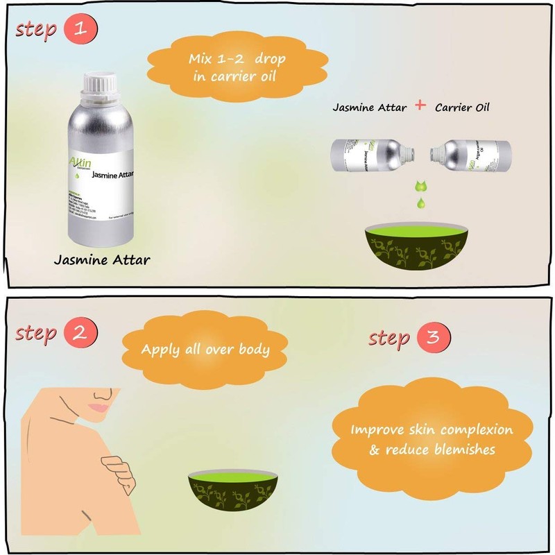 Allin Exporters Jasmine Attar - 100% Pure, Natural & Undiluted