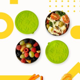 TAVVA 2X12oz Stainless Steel Snack Containers with Lids - Stainless Steel Containers with Lids, Stainless Steel Snack Containers, Metal Food Storage Containers