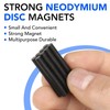 TRYMAG TRYMAG Small Black 360Pcs, 3x1mm Neodymium Magnets, Tiny Strong