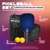 Pickleball Paddle USAPA Approved Fiberglass Surface Pickleball Set with 1