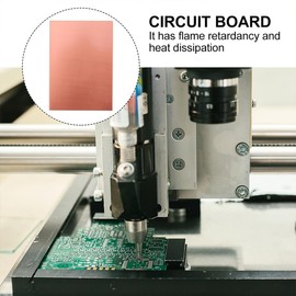 iplusmile Copper Clad Laminated Board P C B Circuit Board DIY Circuit Prototype Board Single Sided Copper Clad Plate P C B Laminate Board Electronic Circuit Copper Clad Single-Sided Laminate 3.9 x 2.8