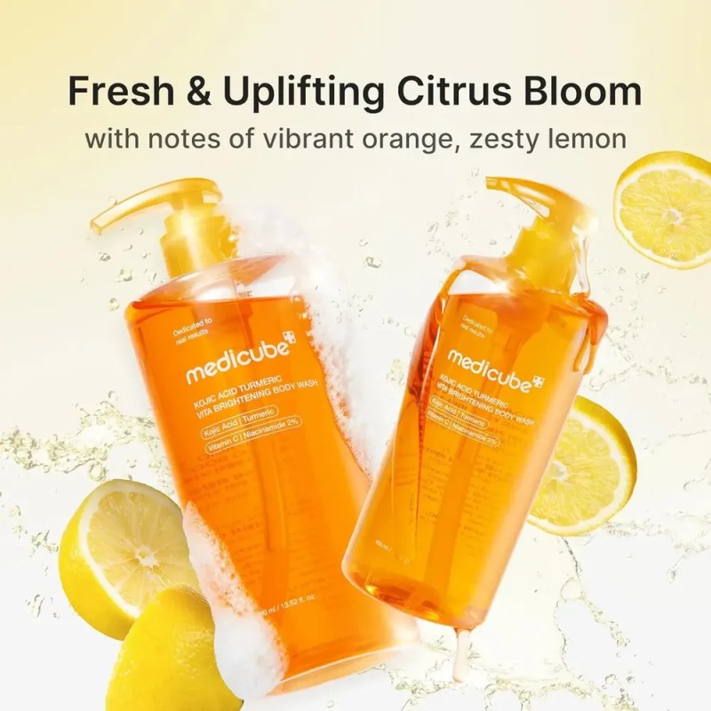 Medicube Kojic Acid Turmeric Vita Brightening Body Wash Neutra