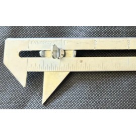 Cain Mfg. 6" Stainless Sheet Metal Marking Ruler Scribe, Made in USA