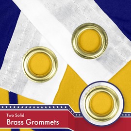 G128 5 Pack: Indiana State Flag | 3x5 Ft | LiteWeave Pro Series Printed 150D Polyester | Indoor/Outdoor, Vibrant Colors, Brass Grommets, Thicker and More Durable Than 100D 75D Polyester