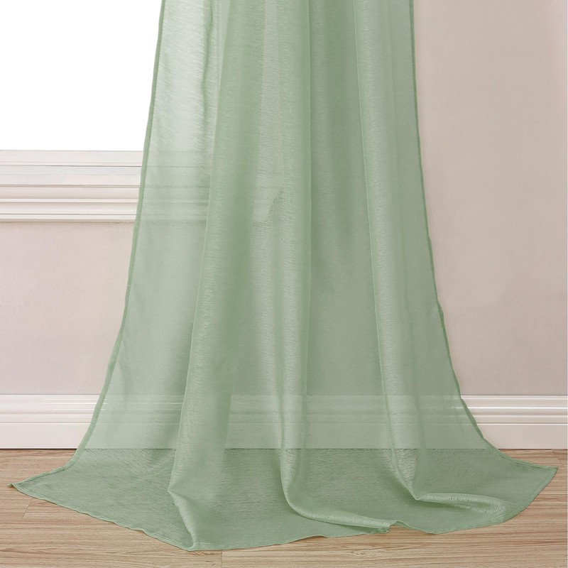 DONREN 144 Inches Long Window Scarf for Party - Luxury