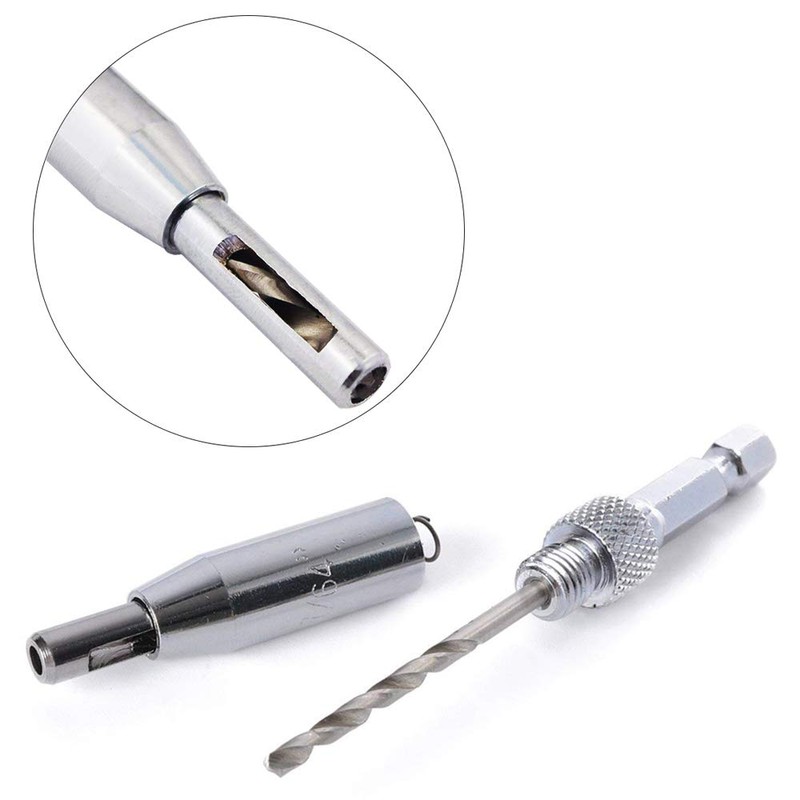 Saiper 4pcs HSS Door Self Centering Hinge Hole Opening Drill