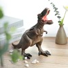 MASSJOY Resin Brown Dinosaur T-Rex Piggy Bank, Boy Birthday Present.