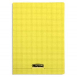 Clairefontaine 18080C – Notebook, Stapled, DIN A4, Squared, 24 Sheets, 90 g, Assorted Colours, Pack of 1