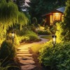 Luces Solares para Jardín y Caminos KIP6F8B2PL525I2UDU Impermeables