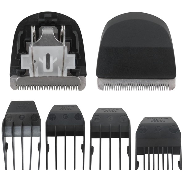 Hevituwhe New 2x Clipper/Trimmer Snap On Replacement Blades w/ 4x