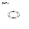 sourcing map Metal O Ring 20mm(0.79") ID 3.8mm Thickness Non-Welded
