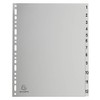 Exacompta - Ref 2912E - PP Printed Indices - For
