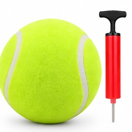 Giant Inflatable Tennis Ball for Dogs – 7 & 9.5 Inch Interactive Ball for Fetch, Training and Outdoor Play