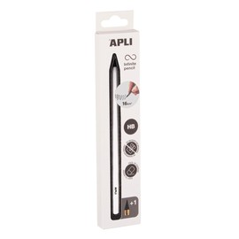 APLI 19830 Infinity Pen with White Body, Eternal Pencil without Ink with Refill
