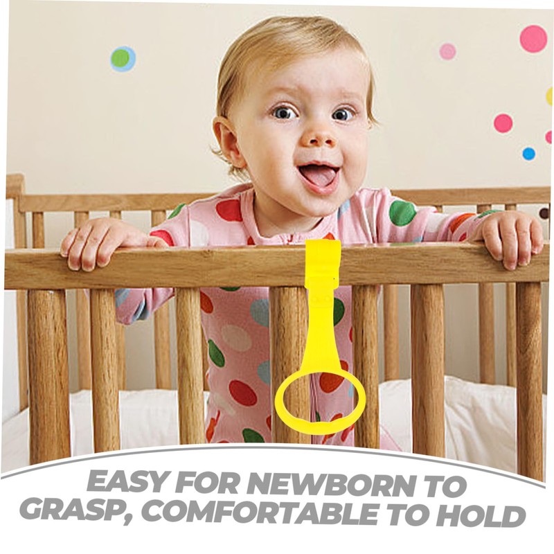SHOWERORO Infant Bed Pull Rings 2 Pack Crib Hanging Rings