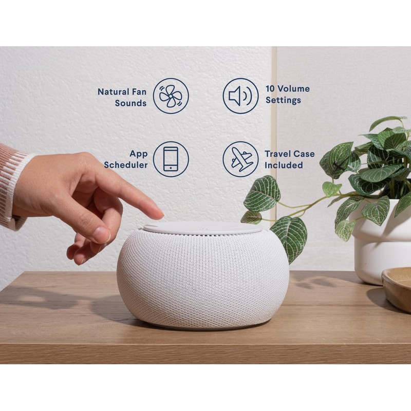 SNOOZ Pro - Smart White Noise Machine & Travel Case