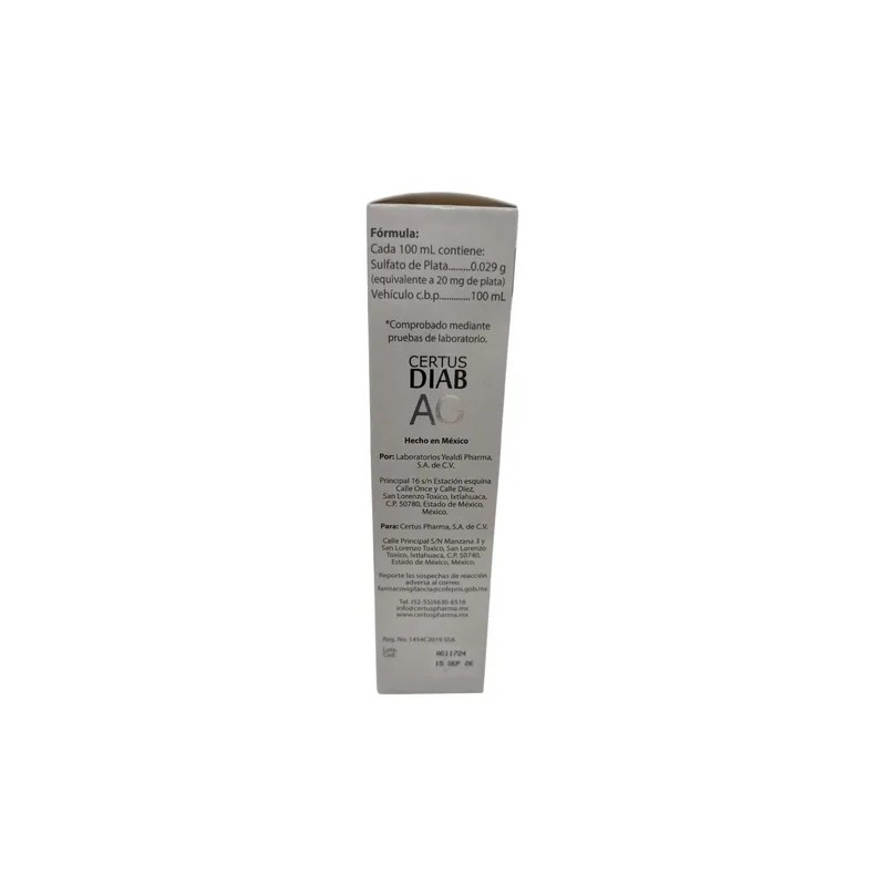 Solucion Curacion Iones De Plata 120ml1 Pza