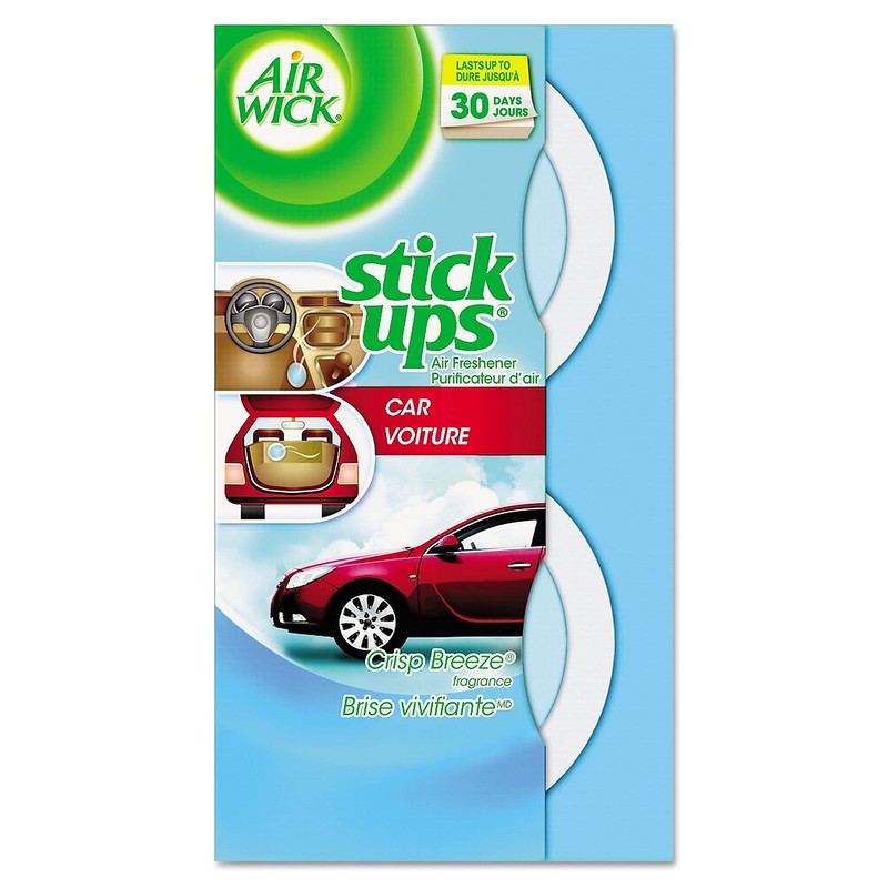 Air Wick - Ambientador para coche, brisa crujiente, 2 unidades