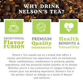 Nelson's Tea A&J's Root Beer - Sarsaparilla Root Herbal Loose Leaf Tea - A Harmonious Blend of Flavorful Ingredients like Sarsaparilla, Burdock Root, Birch Bark (Sample)