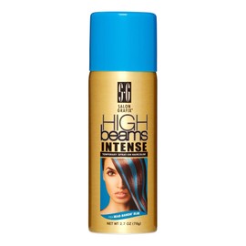 High Beams Intense Temporary Spray On Hair Color, Head Bangin Blue, 2.7 Oz,Pack of 3