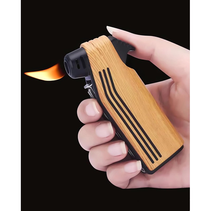 Multifunction Lighter 4 in 1 Lighters Butane Reusable Angled Soft