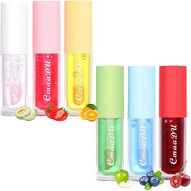 Set 6 Labiales Gloss Magicos Hidratante Aroma Lip Essence Oil Brillo Labial Humectante Labios Cambia Color Lip Gloss Glitter Brillos Furtales Lip Gloss Labial Color Natural