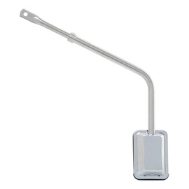Retrac 604696 Hood-Mount Stainless Steel Safety Mirror Mounting Assembly, 14 to 19-Inch Adjustment, Universal Driver or Passenger Side