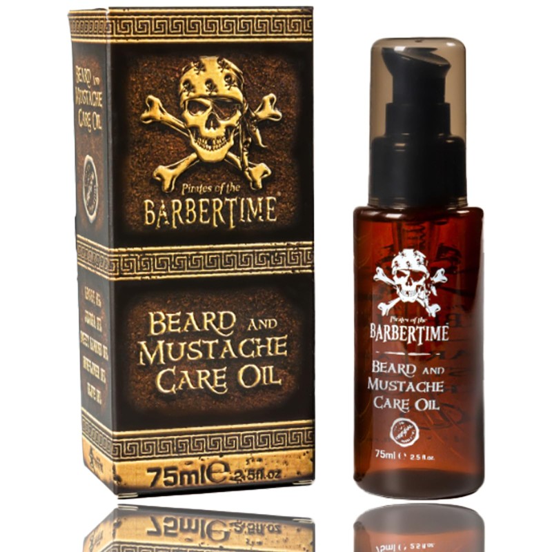 BARBERTIME Beard and Mustache Care Oil | Mens Moisturizes &