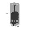 KCT Outdoor Weatherproof Pizza Oven Protective Cover - Black