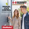 Elemake Mechanical Door Lock with Handle, Left Handed Keyless Entry