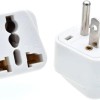 NoBrand White Universal Plug Adapter 110-250V 15A, Universal World- 6-20P