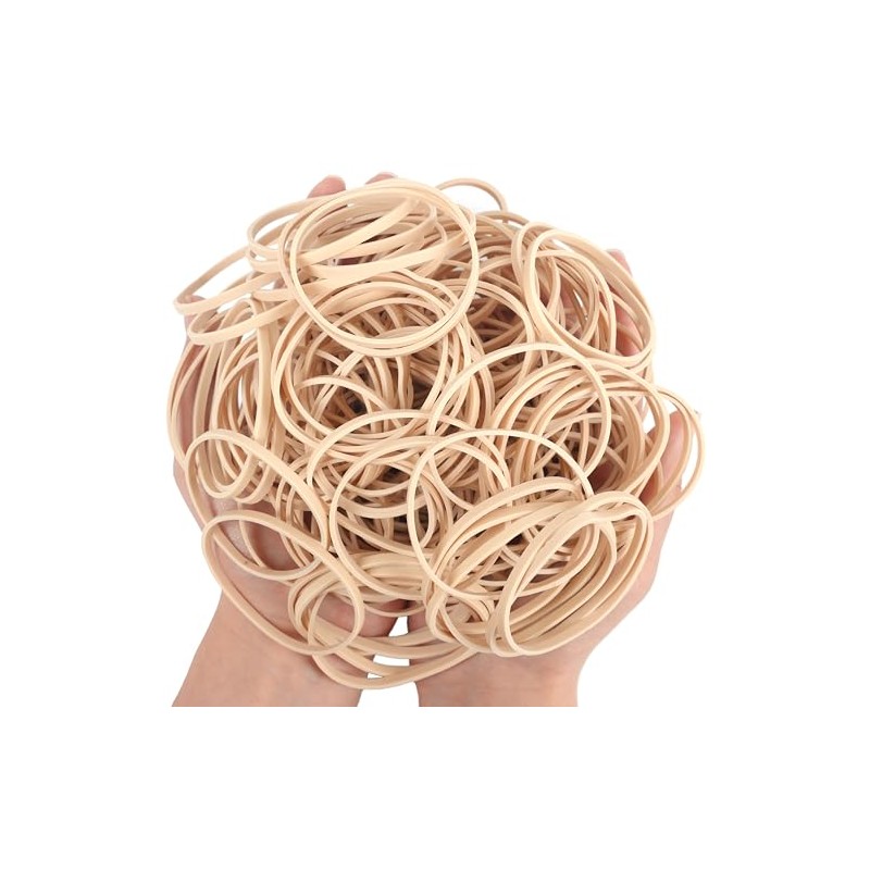 AMUU #33 Elastic Rubber Bands - 200 Pieces for Office