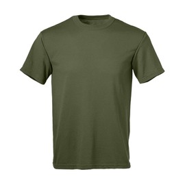 Soffe Mens 3 Pack - USA Poly/Cotton Military Tee, OD Green, X-Large