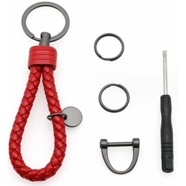 Mellbo Keychain, Keyring, Stylish, Men's, Women's, Car, Motorcycle, Bicycle, House Key, Brand, red