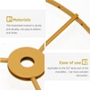 OSALADI Chandelier Shade Lampshade Made of Rattan Accessories for Making
