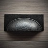 French Furniture Fittings Set of 4 Cup Handles for Drawers,