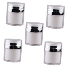 Gatuida 5pcs Airless Pump Bottles for Cosmetics Lightweight Travel Lotion Container Leak Cream Storage for Lotions Essential Oils and Skin Care Products